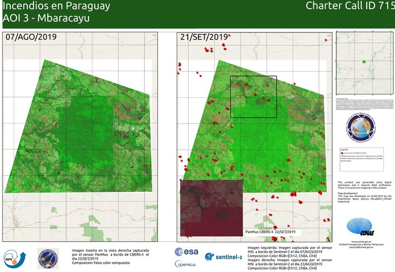 Incêndios Paraguai - setembro/19