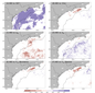 Correlação do índice multivariado do ENSO (MEI) com variáveis oceanográficas, bio-ópticas e de classes de tamanho do fitoplâncton