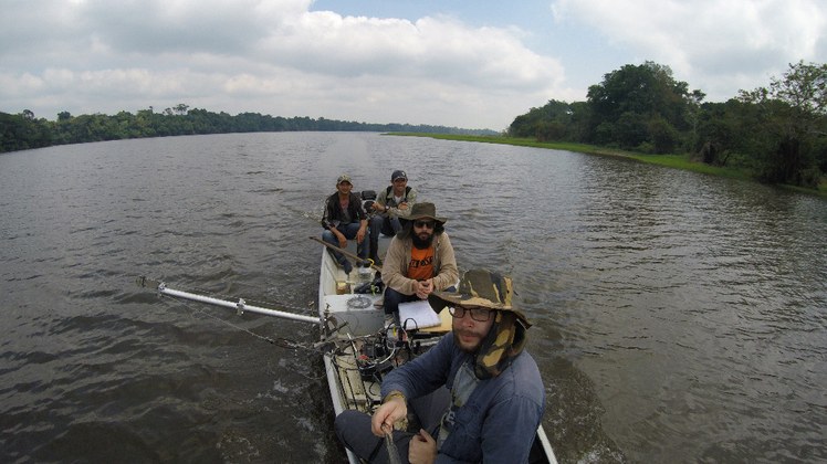 Trabalho de campo no Baixo Amazonas