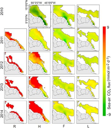 Estimativa do fluxo de CO2 para a pluma do Rio Amazonas com produtos SMOS