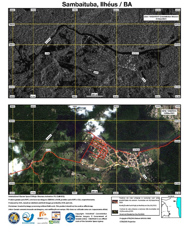 Mapa Sambaituba - Ilhéus/BA