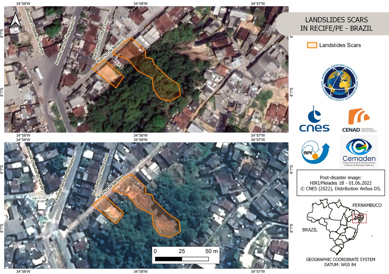 Mapa 1 - Recife/PE