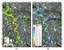 Distribuição espacial das (A) classes tróficas e da (B) estimativa da concentração da chl-a