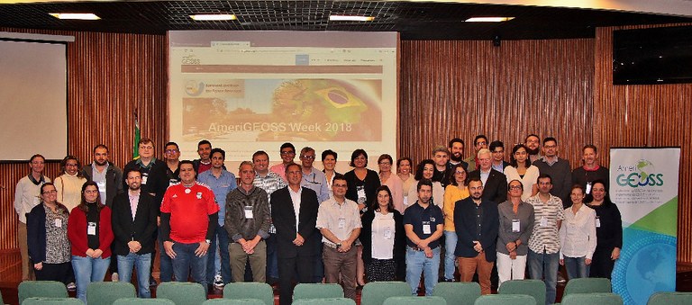 Participantes no AmeriGEOSS Week 2018