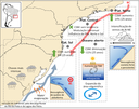 Infográfico com os principais processos associados à variabilidade da concentração de clorofila-a na superfície do mar