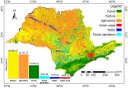 Mapa de Uso e Cobertura da Terra do Estado de São Paulo para o ano de 2020 por OLI/Landsat.