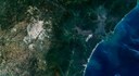 Ilha do Mel e Curitiba/PR - Imagem captada pelo satélite Amazonia 1 no dia 11 de abril de 2021